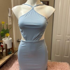 Blue dress